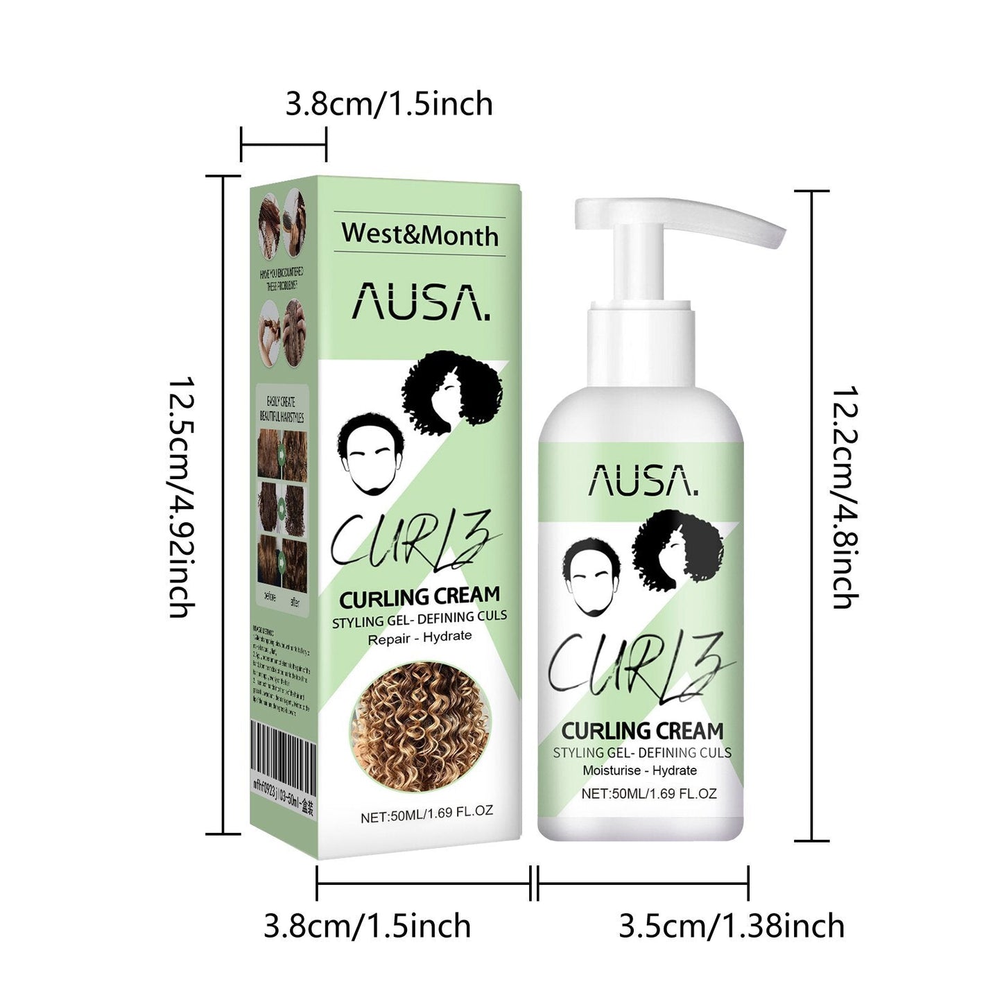 AUSA CURL™ Sérum na kučeravé vlasy
