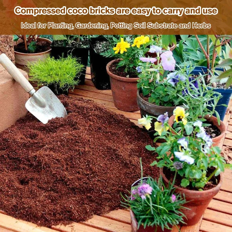 EcoBloom™ Prémiové organické kokosové tehly pre rastliny