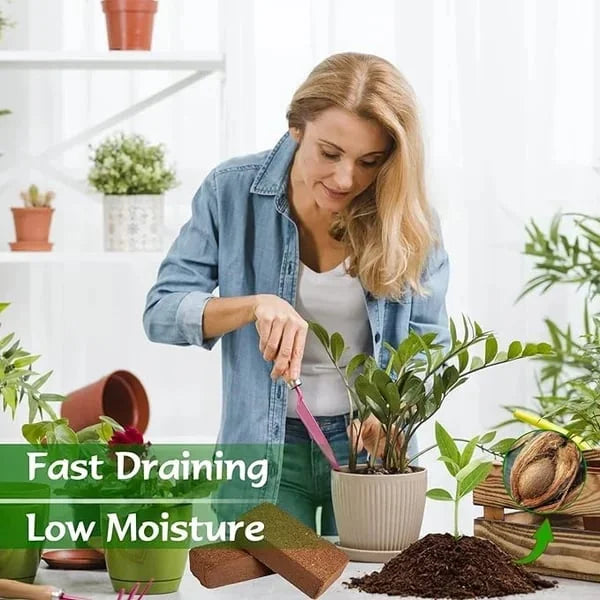 EcoBloom™ Prémiové organické kokosové tehly pre rastliny