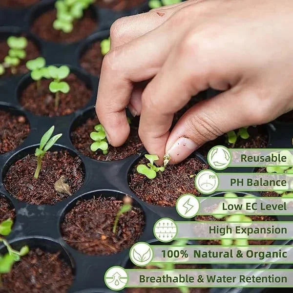 EcoBloom™ Prémiové organické kokosové tehly pre rastliny