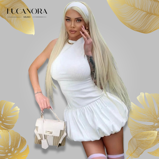 Miya™ Puffer štýlové šaty