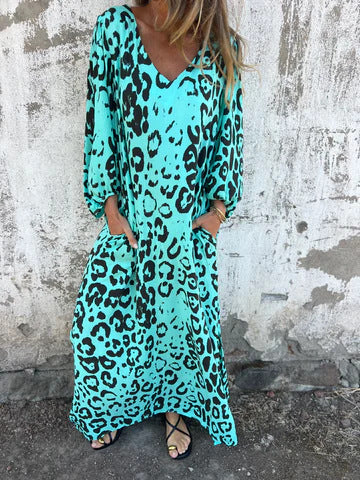 Morena Balbi™ Šaty s výstrihom do V a vreckami
