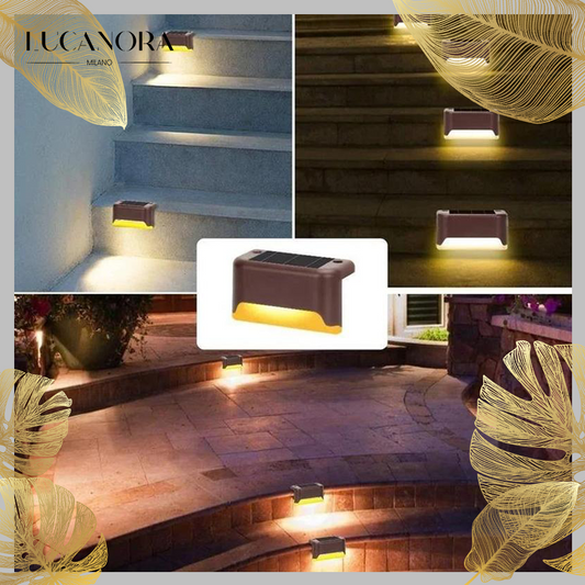 SmartDeck™ Vodotesné, multifunkčné solárne LED záhradné svietidlá